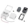 Embedded Battery Box White With Leadout Wire, Battery layout AA x 4Takachi