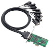 PCI Express Board 8 ports without Cable, RS232, Low Profile,  designed for POS and ATM applications (senza cavi)MOXA