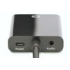 Cavo Adattatore HDMI maschio-VGA femmina cm. 15 con presa audio 3,5mm. colore neroDIGITUS
