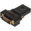 Adattatore bidirezionale DVI 24+1 maschio - HDMI femmina inclinabile e routabileLINK
