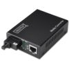 Fast Ethernet Media Converter, Singlemode, BiDi Tx1550nm / Rx1310nm, SC connector, up to 20kmDIGITUS