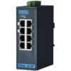 8-port 10/100Mbps Industrial Managed Ethernet Switch Supporting EtherNet/IP, -40 to 75°C operating temperatureADVANTECH