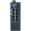 8-port 10/100Mbps Industrial Managed Ethernet Switch Supporting Modbus/TCP, -40 to 75°C operating temperatureADVANTECH