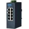 8-port 10/100Mbps Industrial Managed Ethernet Switch Supporting Modbus/TCP, -40 to 75°C operating temperatureADVANTECH