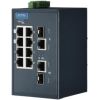 8 Fast Ethernet ports + 2 Gigabit combo ports Industrial Managed Ethernet Swicth Supporting Modbus/TCP, -40 ~ 75 °C Operating TemperatureADVANTECH