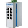 8 Ports 10/100/1000 BASE-TX ProView Industrial Unmanaged Ethernet Swicth, -40 ~ 75 °C Operating TemperatureADVANTECH