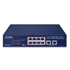 8-Port 10/100TX 802.3at PoE + 2-Port 10/100TX Desktop Switch (120 watts)Planet
