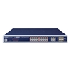 16-Port 10/100/1000T 802.3at PoE + 4-Port Gigabit TP/SFP Combo Managed Switch/220WPlanet