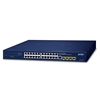 24-Port 10/100/1000T + 4-Port 100/1000X SFP Managed Gigabit SwitchPlanet