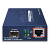 100/1000BASE-X to 10/100/1000BASE-T 802.3at PoE Media Converter (mini-GBIC, SFP)Planet