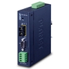 IP30 Industrial 1-Port RS232/RS422/RS485 Serial Device Server (1 x 100FX SC, SM/30km, -40~75 degrees C)Planet