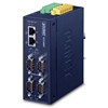 Industrial 4-port RS232/RS422/RS485 Serial Device ServerPlanet