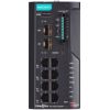 Industrial next-generation firewall with 8 10/100/1000BaseT(X) ports and 2 Multi-Gigabit SFP ports and 1 year of pattern updates, standard tempratureMOXA