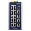 Industrial L2+ 16-Port 10/100/1000T + 4-Port 100/1000X SFP Managed SwitchPlanet