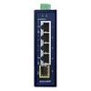 Industrial Compact 4-Port 10/100/1000T + 1-Port 100/1000X SFP Gigabit Ethernet SwitchPlanet