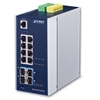 Industrial L3 8-Port 10/100/1000T + 4-Port 10G SFP+ Managed Ethernet SwitchPlanet