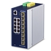 Industrial L3 8-Port 10/100/1000T + 8-Port 100/1000X SFP Managed Ethernet SwitchPlanet