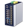 Industrial L3 8-Port 10/100/1000T + 8-Port 100/1000X SFP + 4-Port 10G SFP+ Managed Ethernet SwitchPlanet