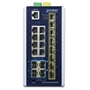 Industrial L3 8-Port 10/100/1000T + 8-Port 100/1000X SFP + 4-Port 10G SFP+ Managed Ethernet SwitchPlanet