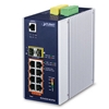 Industrial L3 8-Port 10/100/1000T 802.3bt PoE + 2-Port 100/1000X SFP Managed SwitchPlanet