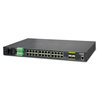 Industrial L2+ 20-Port 10/100/1000T + 4-Port TP/SFP Combo Managed Ethernet Switch (-40~75 degrees C)Planet