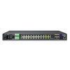 Industrial L2+ 20-Port 10/100/1000T + 4-Port TP/SFP Combo Managed Ethernet Switch (-40~75 degrees C)Planet