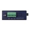 1000BASE-LX to 10/100/1000BASE-T 802.3at PoE+ Industrial Media Converter (SC,SM) -10kmPlanet