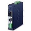 IP30 Industrial 1-Port RS232/RS422/RS485 Modbus Gateway (1 x 100FX SC, MM/2km, -40~75 degrees C)Planet