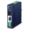 IP30 Industrial 1-Port RS232/RS422/RS485 Modbus Gateway (1 x 100FX SC, SM/30km, -40~75 degrees C)Planet