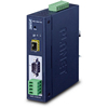 IP30 Industrial 1-Port RS232/RS422/RS485 Modbus Gateway with 1-Port 100BASE-FX SFPPlanet