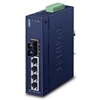 4+1 100FX Port Single-mode Industrial Ethernet Switch - 15km (-40 ~ 75 degrees C operating temperature)Planet