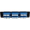 24 fiber, LC Adapter Panel, 6 Ports, Loaded with 6 LC Quad Singlemode Adaptersfibrefab