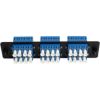 24 fiber, LC Adapter Panel, 6 Ports, Loaded with 6 LC Quad Singlemode Adaptersfibrefab