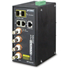 Industrial 4-port Coax + 2-port 10/100/1000T + 2-port 100/1000X SFP Long Reach PoE over Coaxial Managed SwitchPlanet