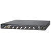 8-port Coax + 2-port 10/100/1000T + 2-port 100/1000X SFP Long Reach PoE over Coaxial Managed SwitchPlanet