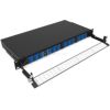 1U 19 MODULAR SLIDING PATCH PANEL 4 SLOT HD UNLOADED WITH FRONT MGMTNEXCONEC