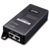 Single port Multigigabit 802.3at PoE+ Injector - 30W (All-in-one Pack, 10M/100M/1G/2.5G/5G speed)Planet