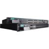 IEC 61850-3 managed rackmount Ethernet switch with 12 10/100BaseF(X) MST, 12 10/100BaseT(X), and 4 1000BaseSFP; total up to 28 ports, 1 isolated power supply (88-300 VDC or 85-264 VAC), -40 to 85°C operating temperatureMOXA