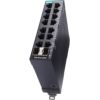 Smart Managed Ethernet switch with 14 10/100BaseT(X) ports, 2  100/1000BaseSFP ports, and -40 to 75°C operating temperature, dual power supply 12/24/48 VDCMOXA