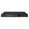 Layer 3 24-Port 10/100/1000T + 4-Port 10G SFP+ Stackable Managed SwitchPlanet