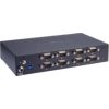 USB to 8-port RS-232/422/485 converter with 3 extra downstream USB ports,  0 to 60°C operating temperatureMOXA