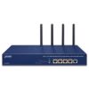 Wi-Fi 5 AC1200 Dual Band VPN Security Router with 4 port 802.3at PoE+ (1200Mbps 802.11ac Wave 2, 2.4GHz and 5GHz Dual Band concurrent, 5 port 10/100/1000T, 120W PoE Budget, Dual-WAN Failover and Load Balancing, Cyber Security, SPI Firewall, IPv4/IPv6 FiltPlanet