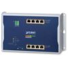 IP30, IPv6/IPv4, 4 port 10/100/1000T 802.3bt 95W PoE + 4 port 10/100/1000T 802.3at PoE + 2 port 100/1000X SFP Wall-mount Managed Switch (-40~75 C, Max. 360W PoE budget, 250m Extend mode, supports ERPS Ring, CloudViewer app, MQTT and CyberSecurity featuresPlanet
