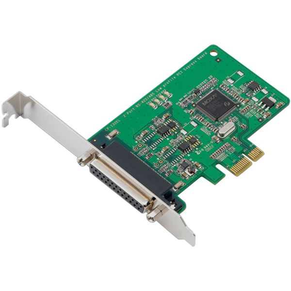 CP-132EL-DB9M | Smart PCI Express serial Board with 2 ports, DB25 female connector, Serial Standards RS422/485, (includes DB9 male cable)