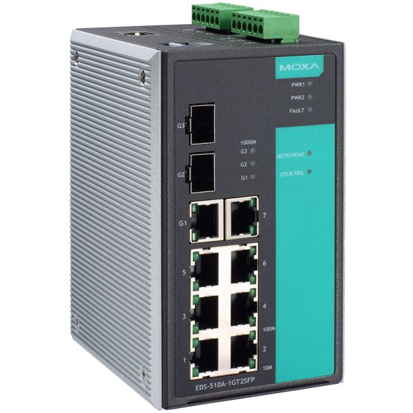 EDS-510A-1GT2SFP-T MOXA