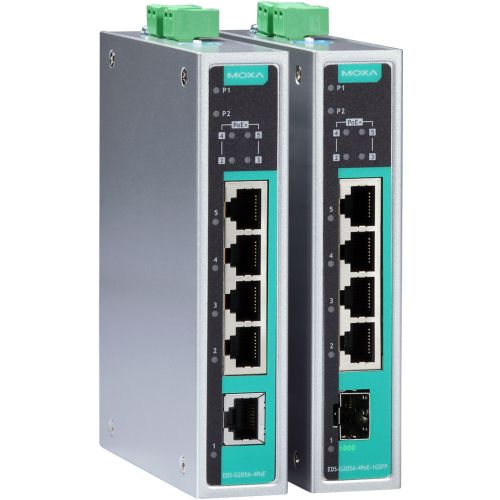 EDS-G205A-4PoE-1GSFP MOXA