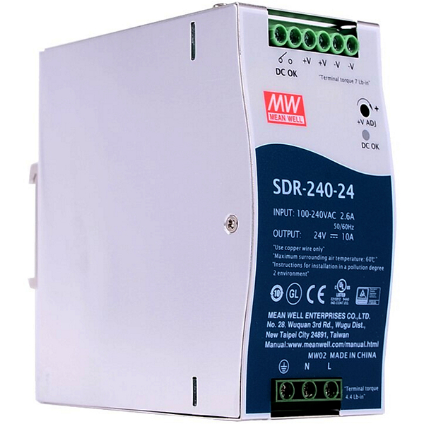SDR-240-24-MW Mean Well SDR-240-24-MW Mean Well