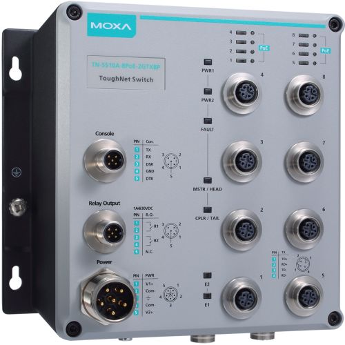 TN-5510A-8PoE-2GTX-WV-CT-T MOXA TN-5510A-8PoE-2GTX-WV-CT-T MOXA