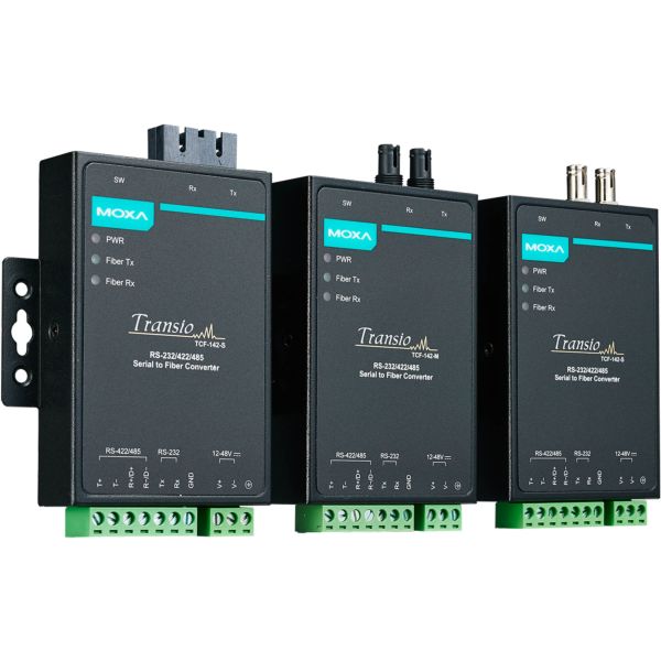 TCF-142-M-SC | RS-232/422/485 to Fiber Optic Converter. SC Multi-mode.