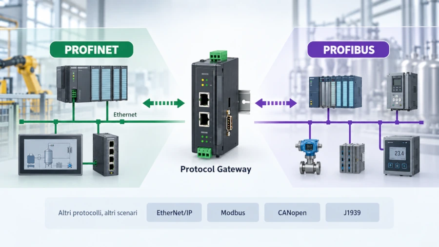 Gateway protocolli industriali